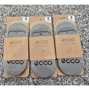 Ecco Womens No Show 3 X 2 pack Gravel Mix NWT 6 Total Pairs 3 Gray 3 Tan Lot P6